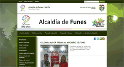 Desktop Screenshot of funes-narino.gov.co